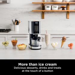 Ninja CREAMi Ice Cream & Frozen Dessert Maker (7 Tub Multi-Coloured Lid Bundle) NC300UK