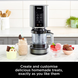 Ninja CREAMi Ice Cream & Frozen Dessert Maker (7 Tub Multi-Coloured Lid Bundle) NC300UK