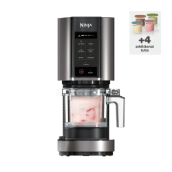 Ninja CREAMi Ice Cream & Frozen Dessert Maker (7 Tub Multi-Coloured Lid Bundle) NC300UK