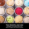 Ninja CREAMi Ice Cream & Frozen Dessert Maker (7 Tub Multi-Coloured Lid Bundle) NC300UK
